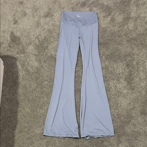 Light Blue Flared Yoga Pants